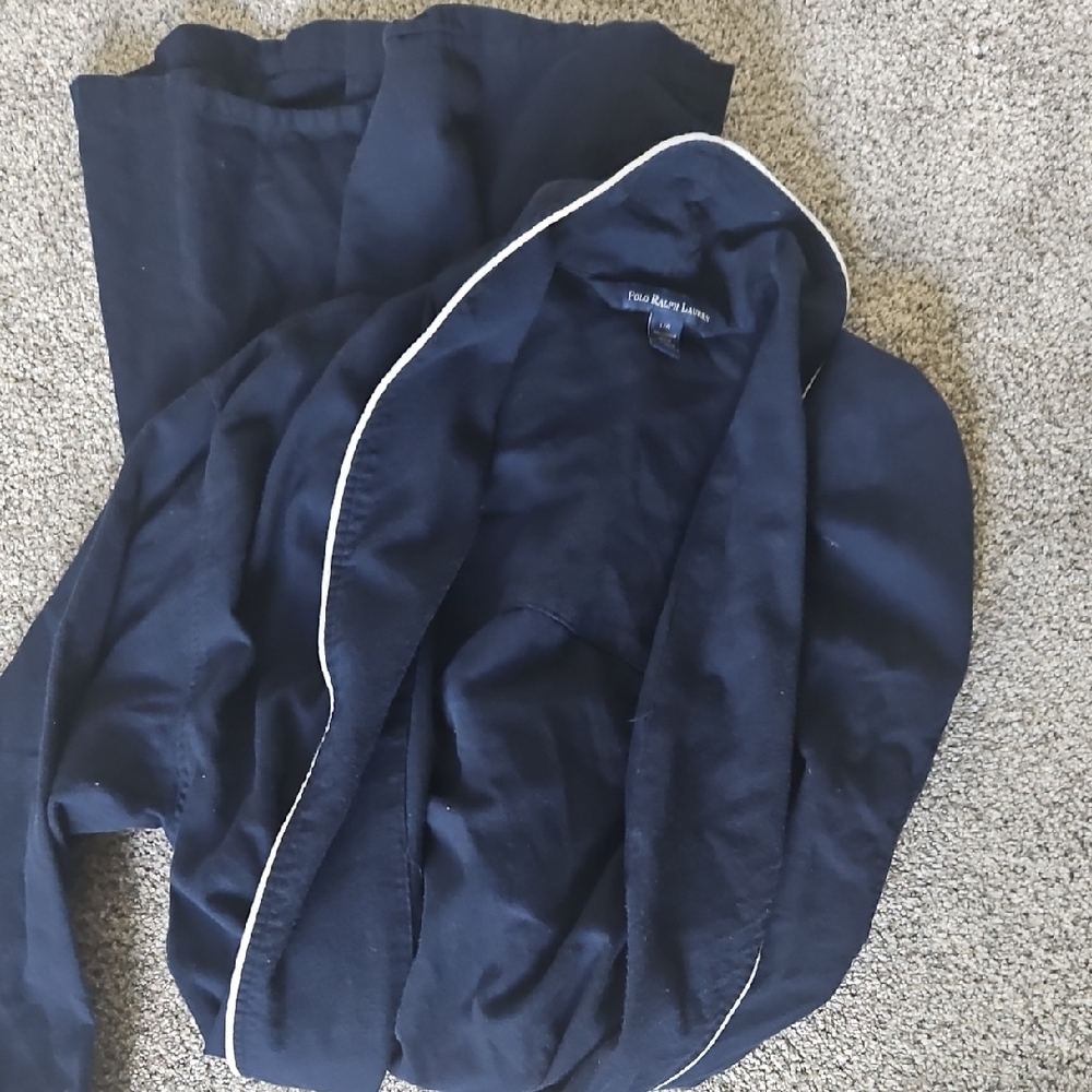 Polo Ralph Lauren 100% Cotton Robe With Pockets - Picture 3 of 4